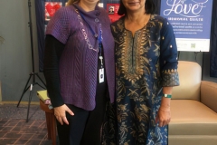 With Dr. Lisa Corsica of Transplant Pregnancy Registry